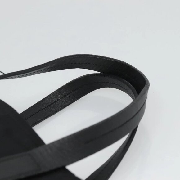 PRADA Hand Bag Nylon Black Silver Auth 118620 - Picture 15 of 16